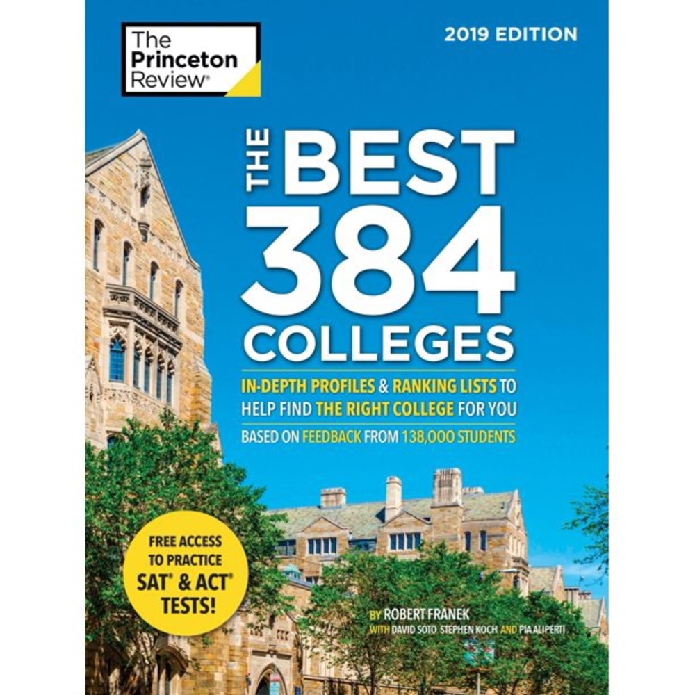 384 best colleges princeton review book